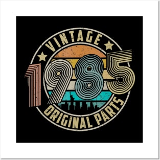 Vintage 1985 Original Parts 35th Birthday Gifts Posters and Art